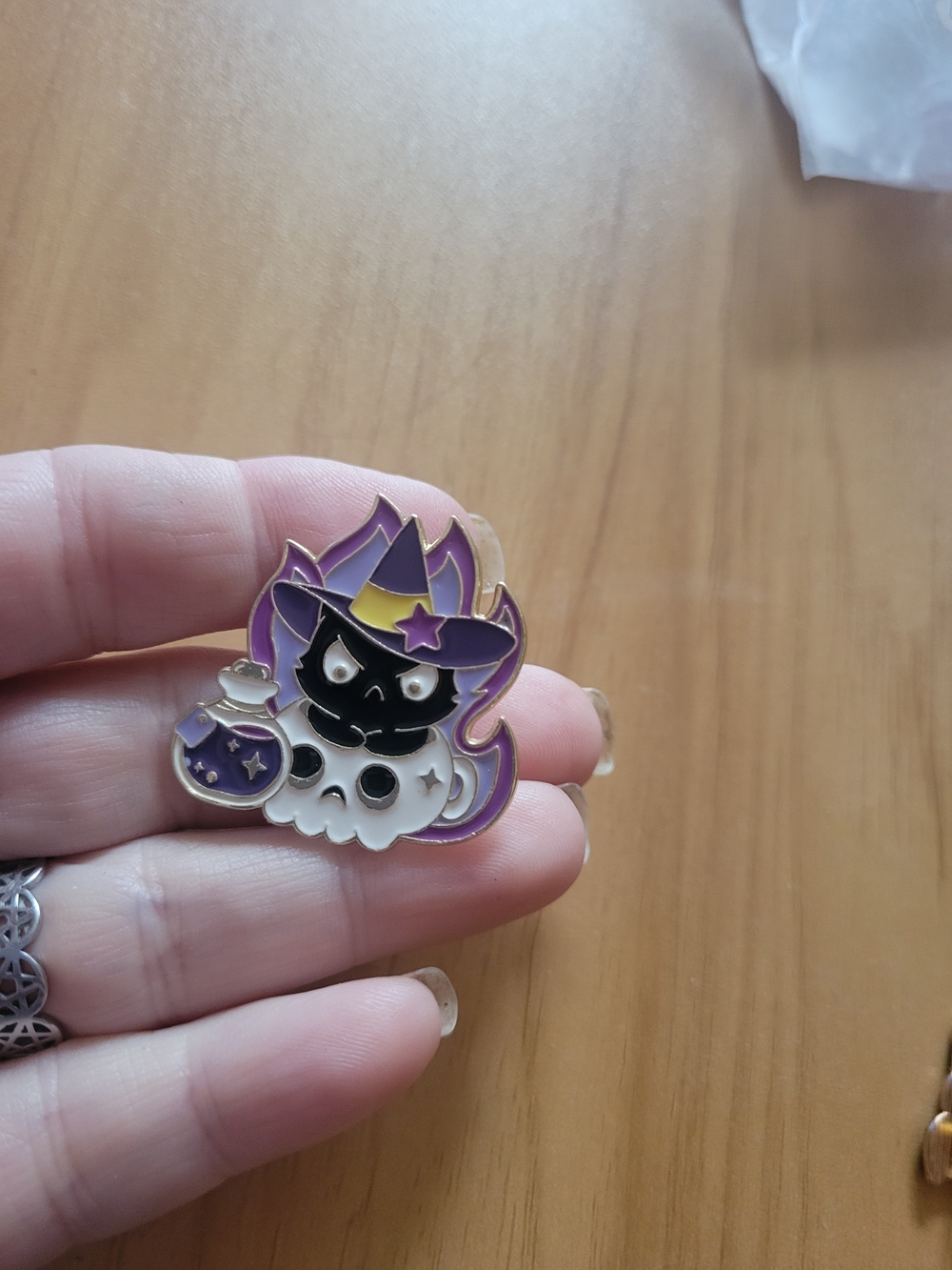 👻BUY 1 GET 1 FREE👻 Purple Witch Cat Enamel Brooch - Cute Halloween Pin